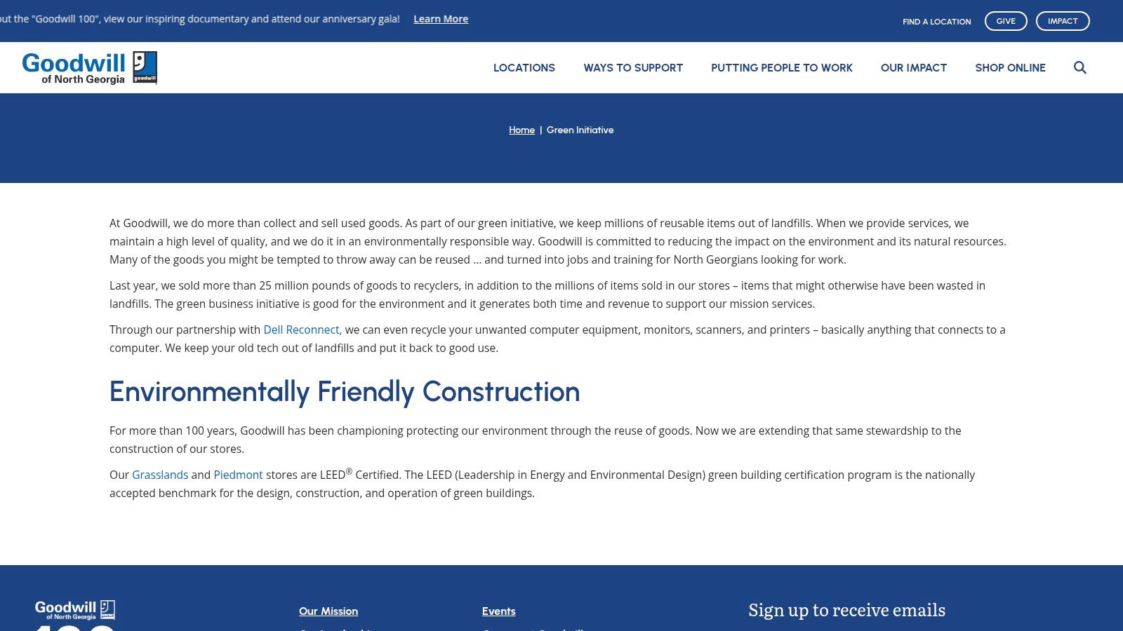 Goodwill of North Georgia (Dell Reconnect)