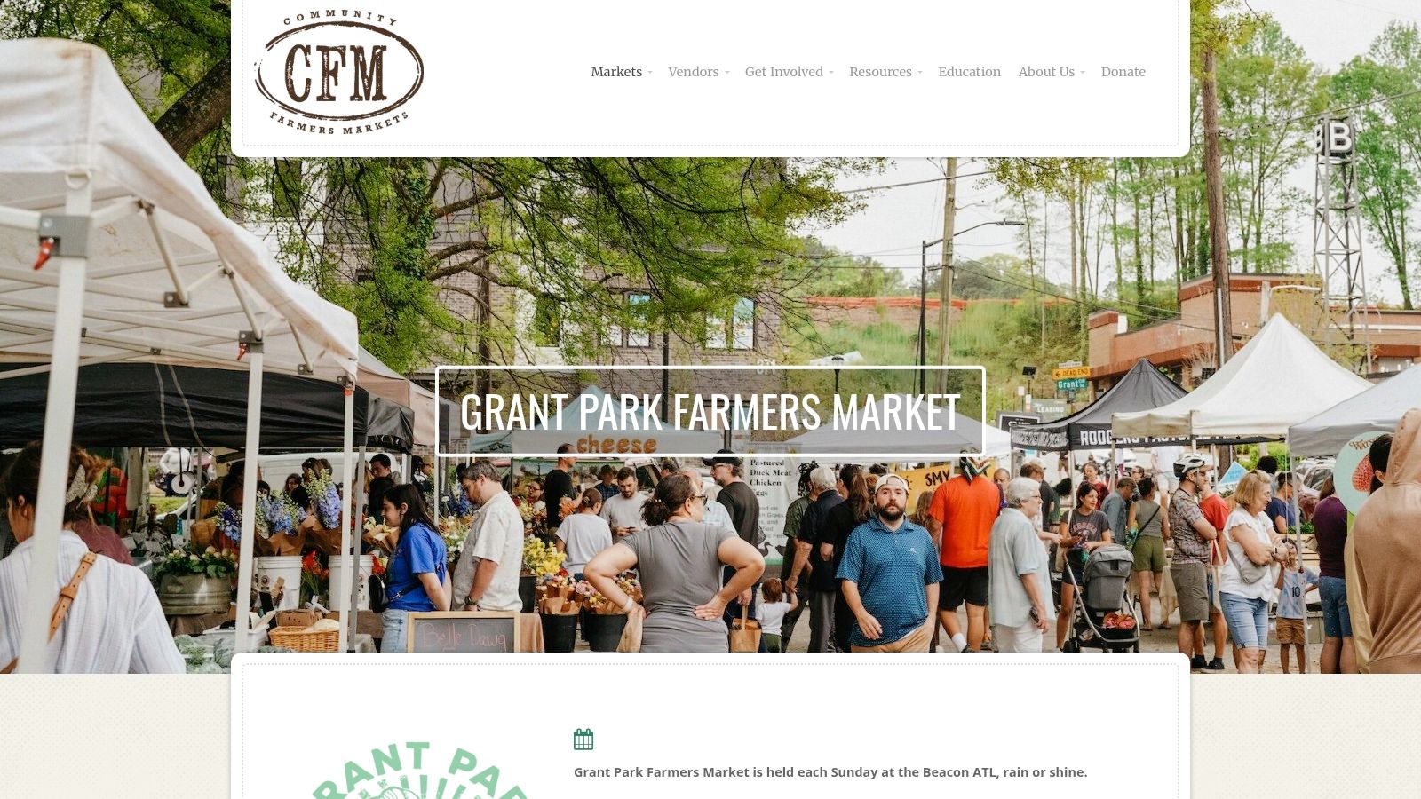 Grant Park Farmers Market (The Beacon, Grant Park)