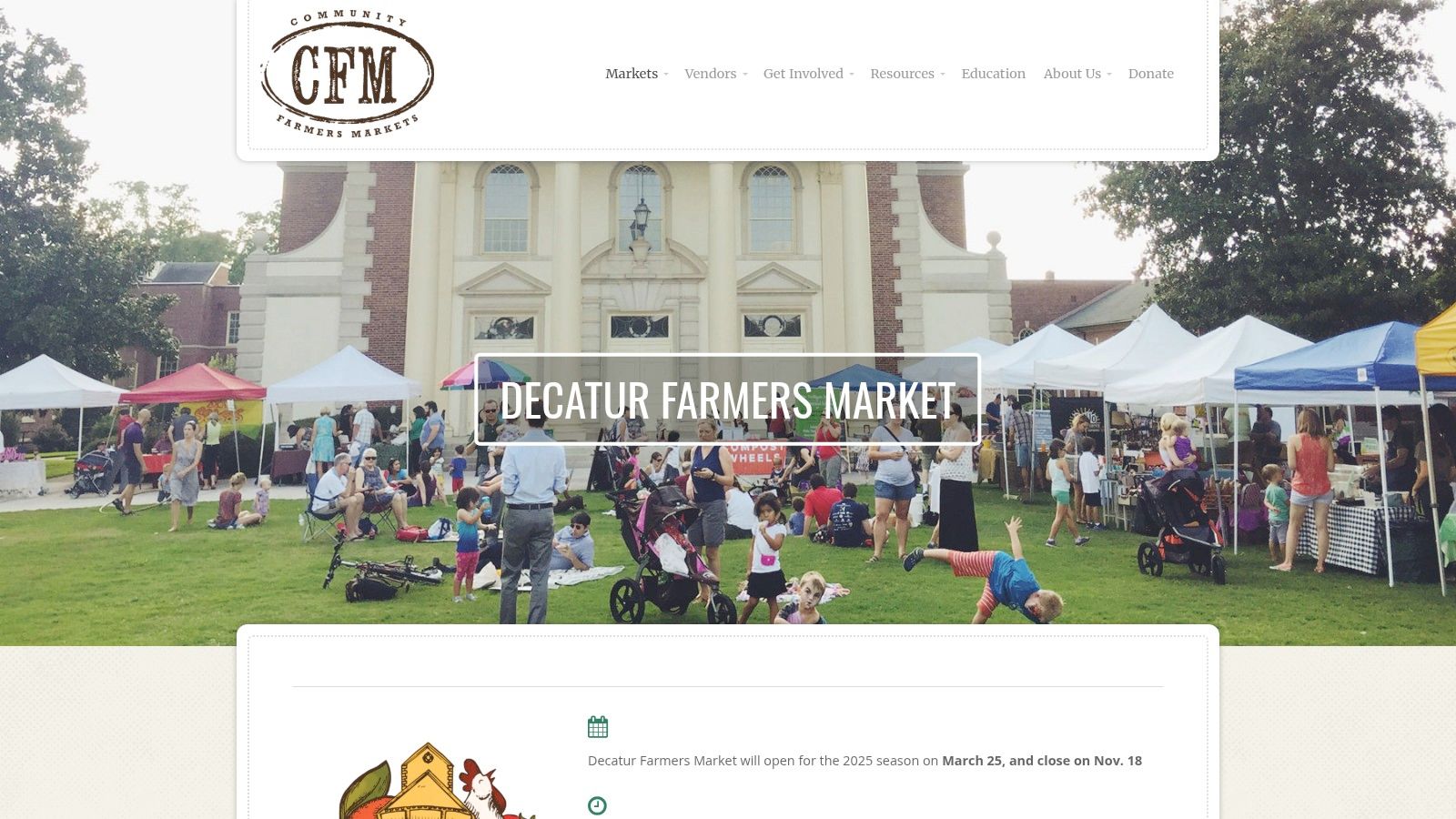 Decatur Farmers Market (Downtown Decatur)