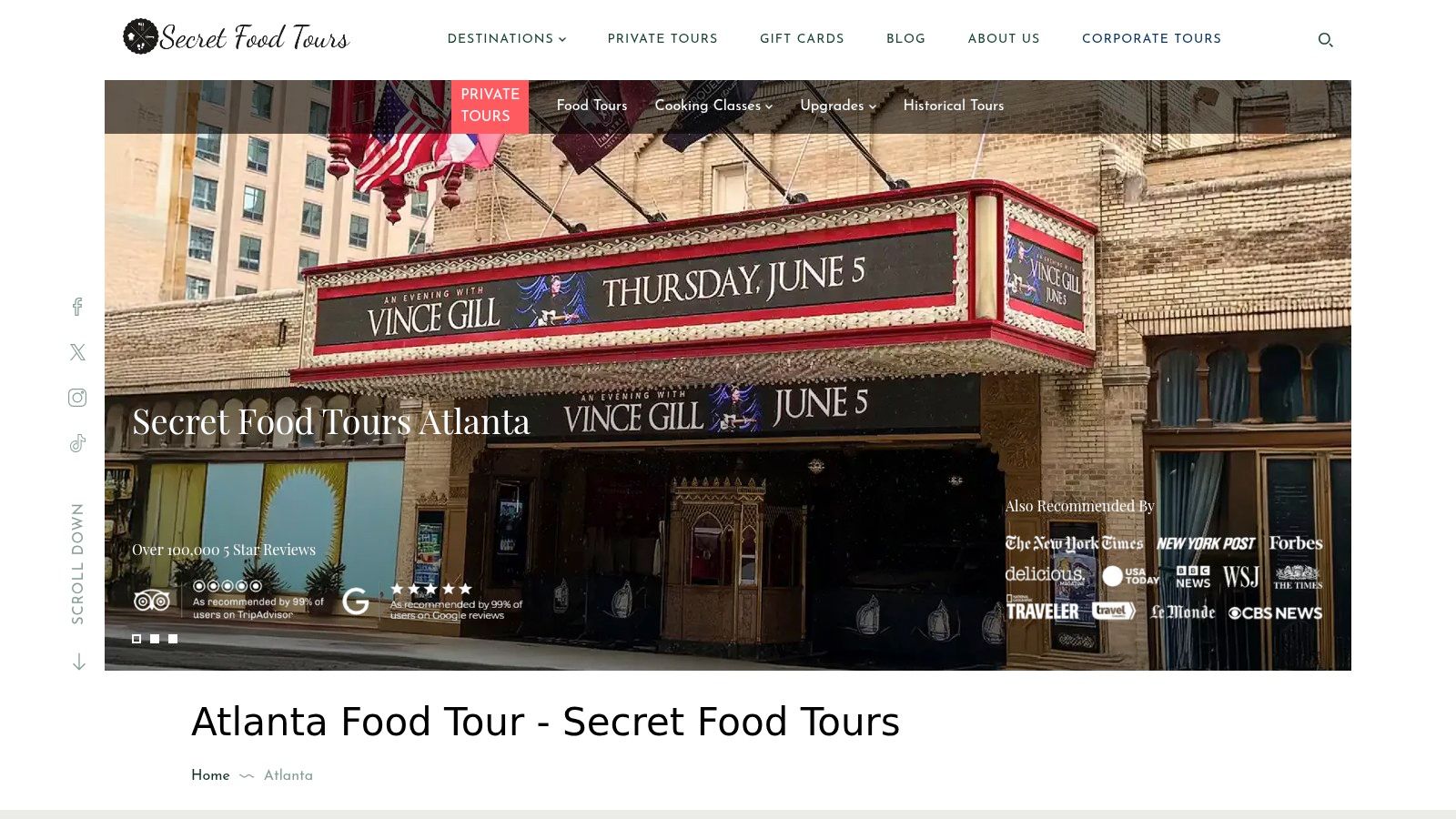 Secret Food Tours: Atlanta (Midtown)