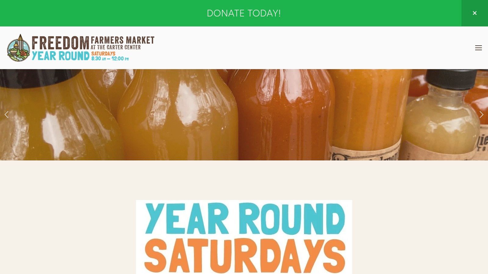 Freedom Farmers Market at The Carter Center