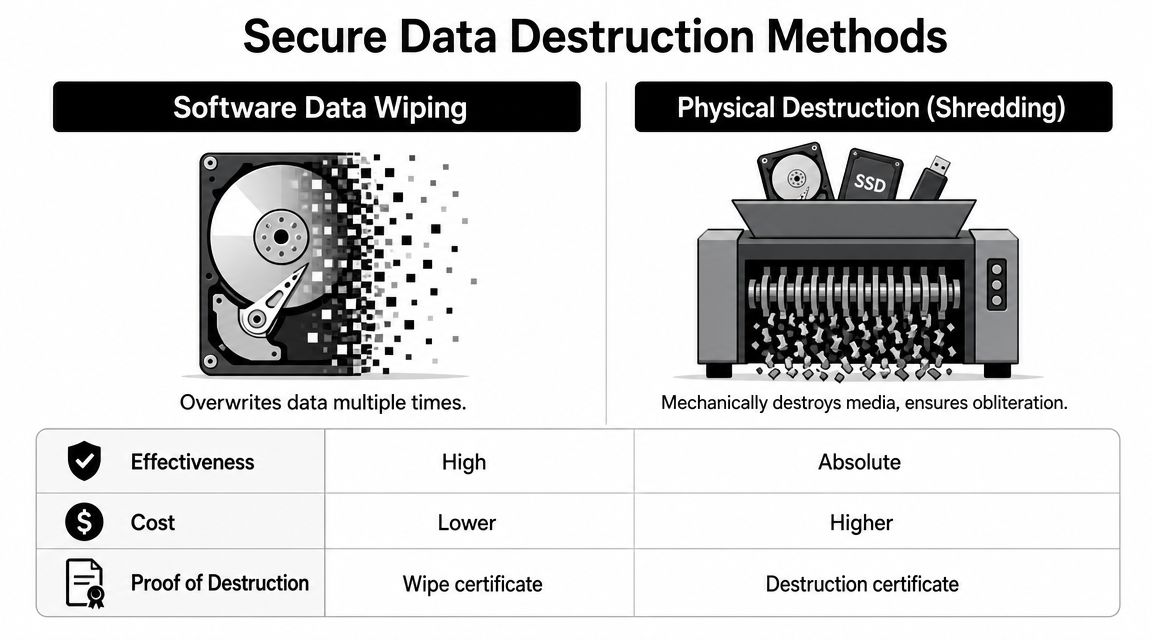 Navigating Secure Data Destruction Options
