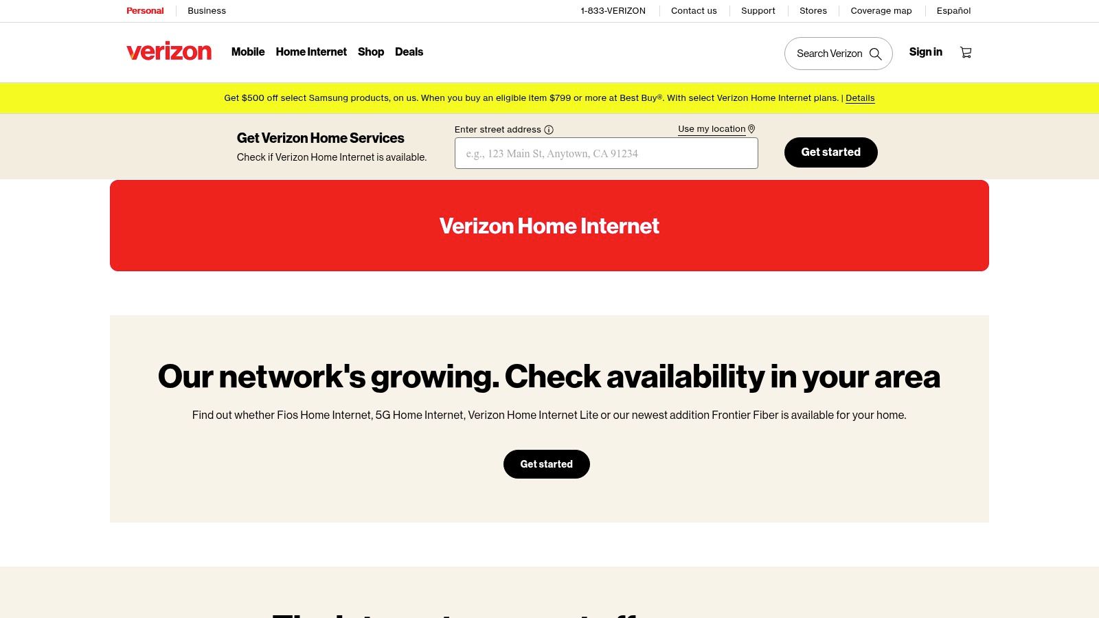 Verizon 5G Home Internet and 5G Business Internet (Fixed Wireless)