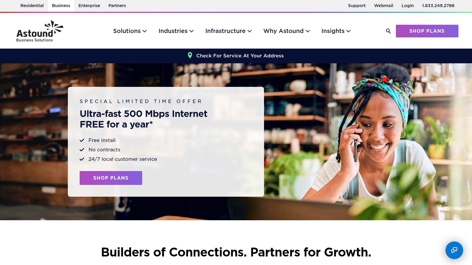 Astound Business (formerly RCN in Chicago)